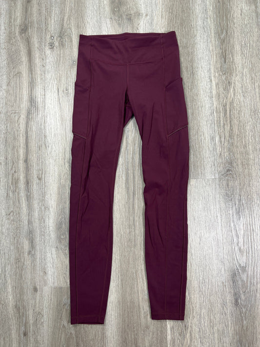 Athletic Leggings By Lululemon In Purple, Size: S