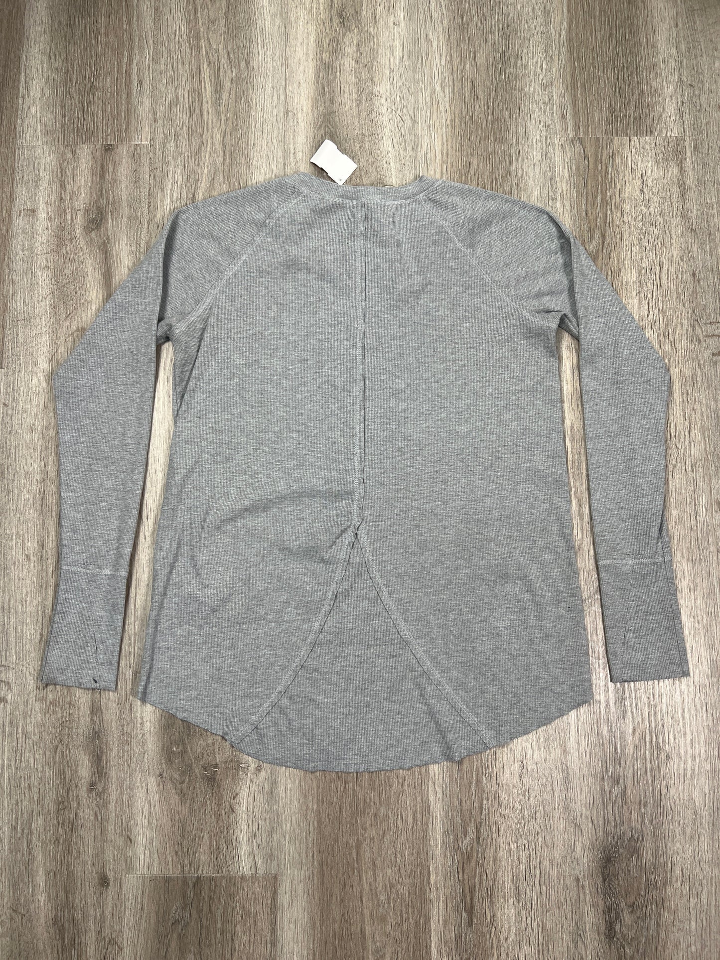 Top Long Sleeve Basic By Easel In Grey, Size: L