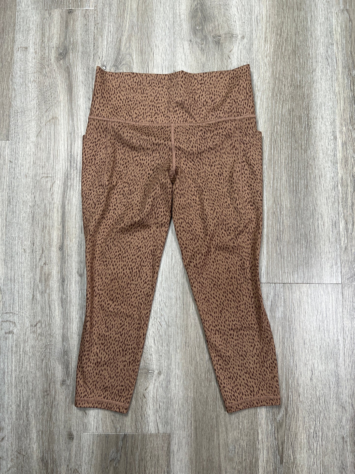 Athletic Leggings By Athleta In Brown, Size: Petite  M