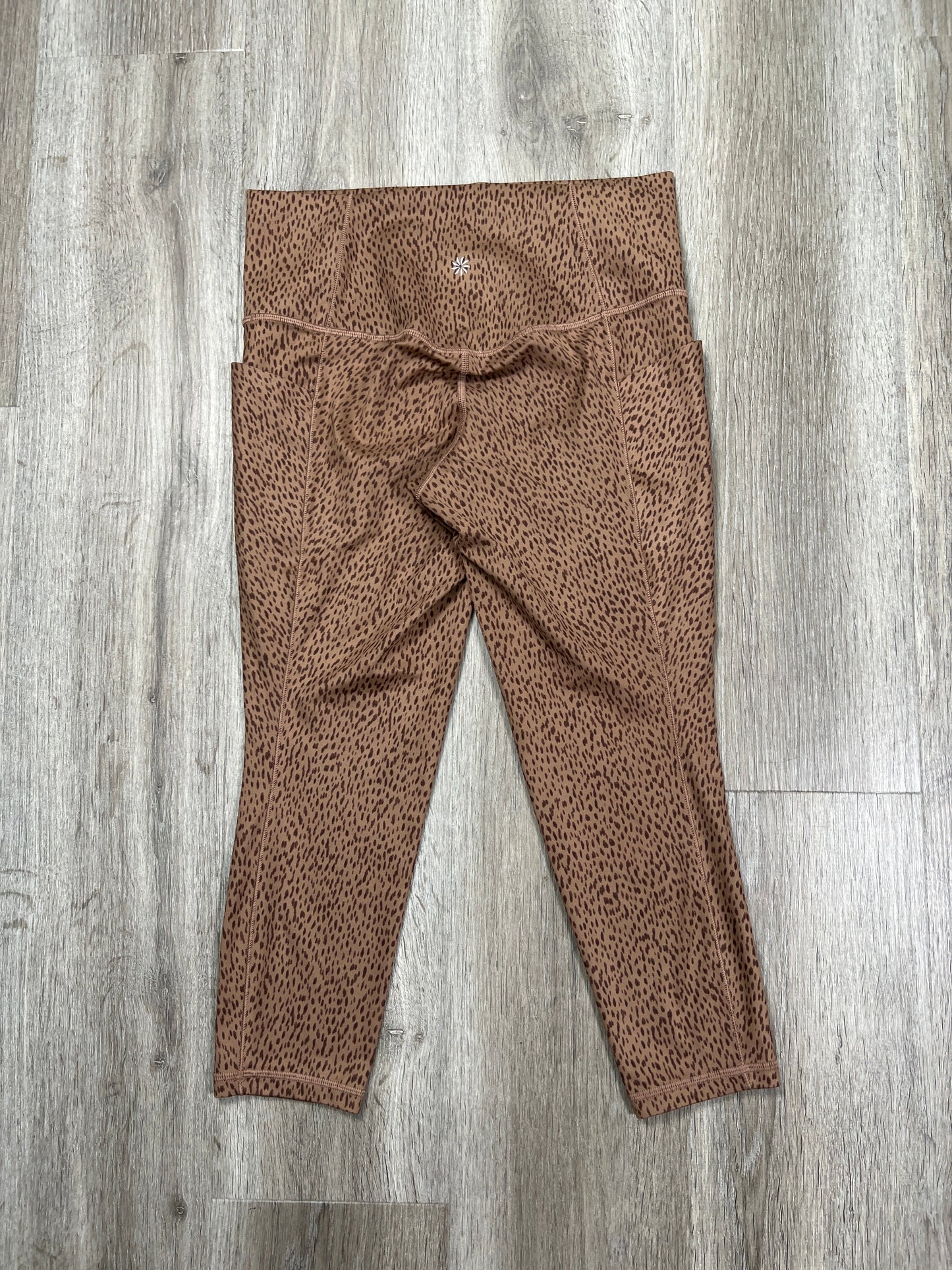 Athletic Leggings By Athleta In Brown, Size: Petite  M