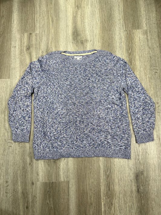 Sweater By Croft And Barrow In Purple, Size: 1x