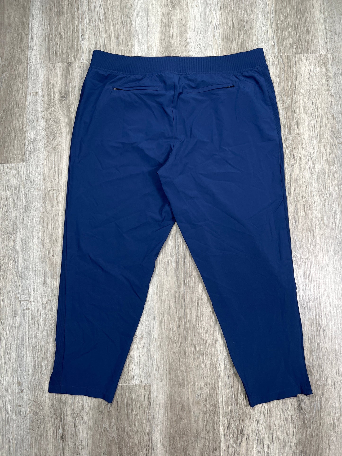 Athletic Pants By Serra In Blue, Size: Xl