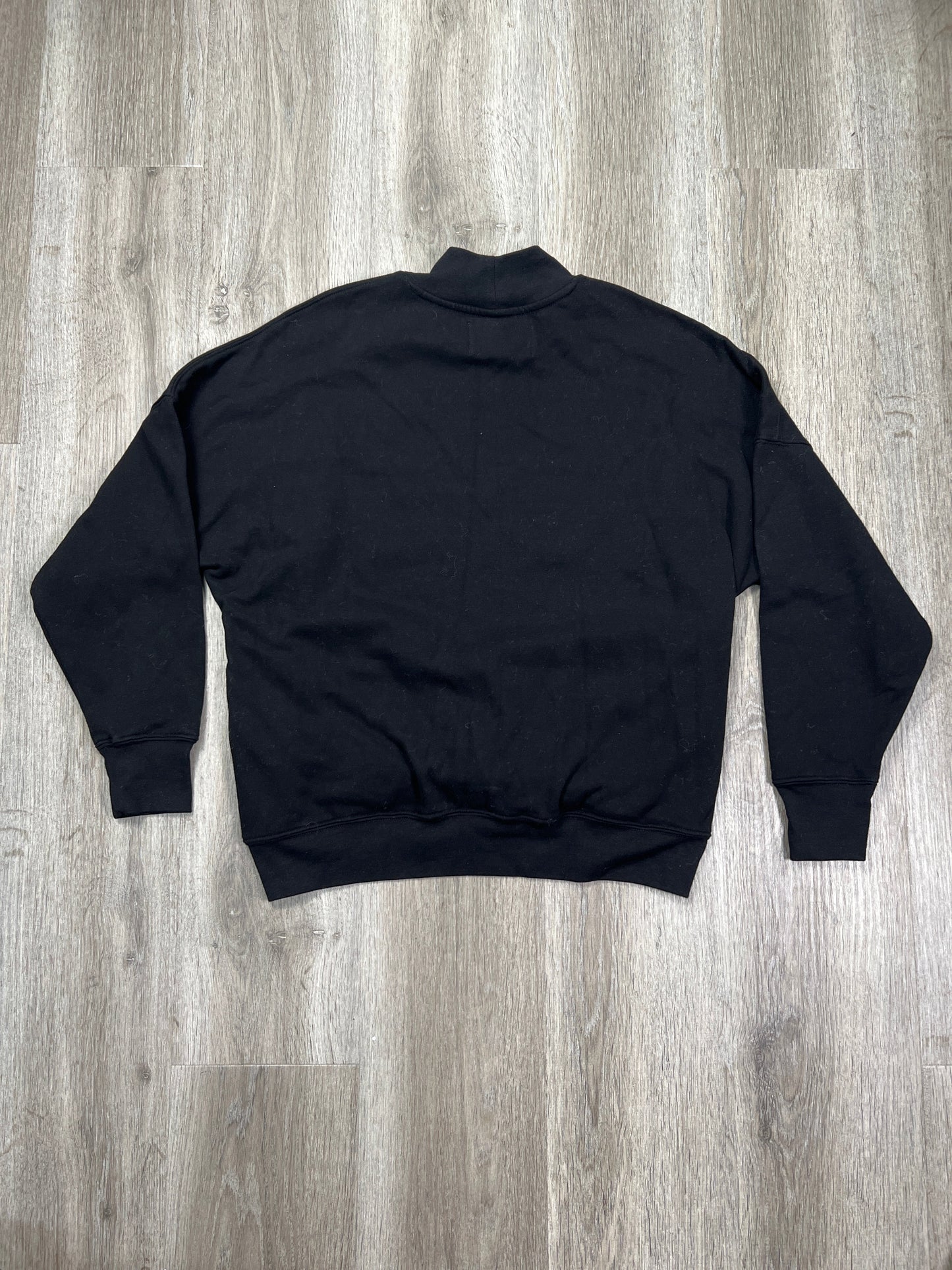 Sweatshirt Collar By Calvin Klein In Black, Size: S