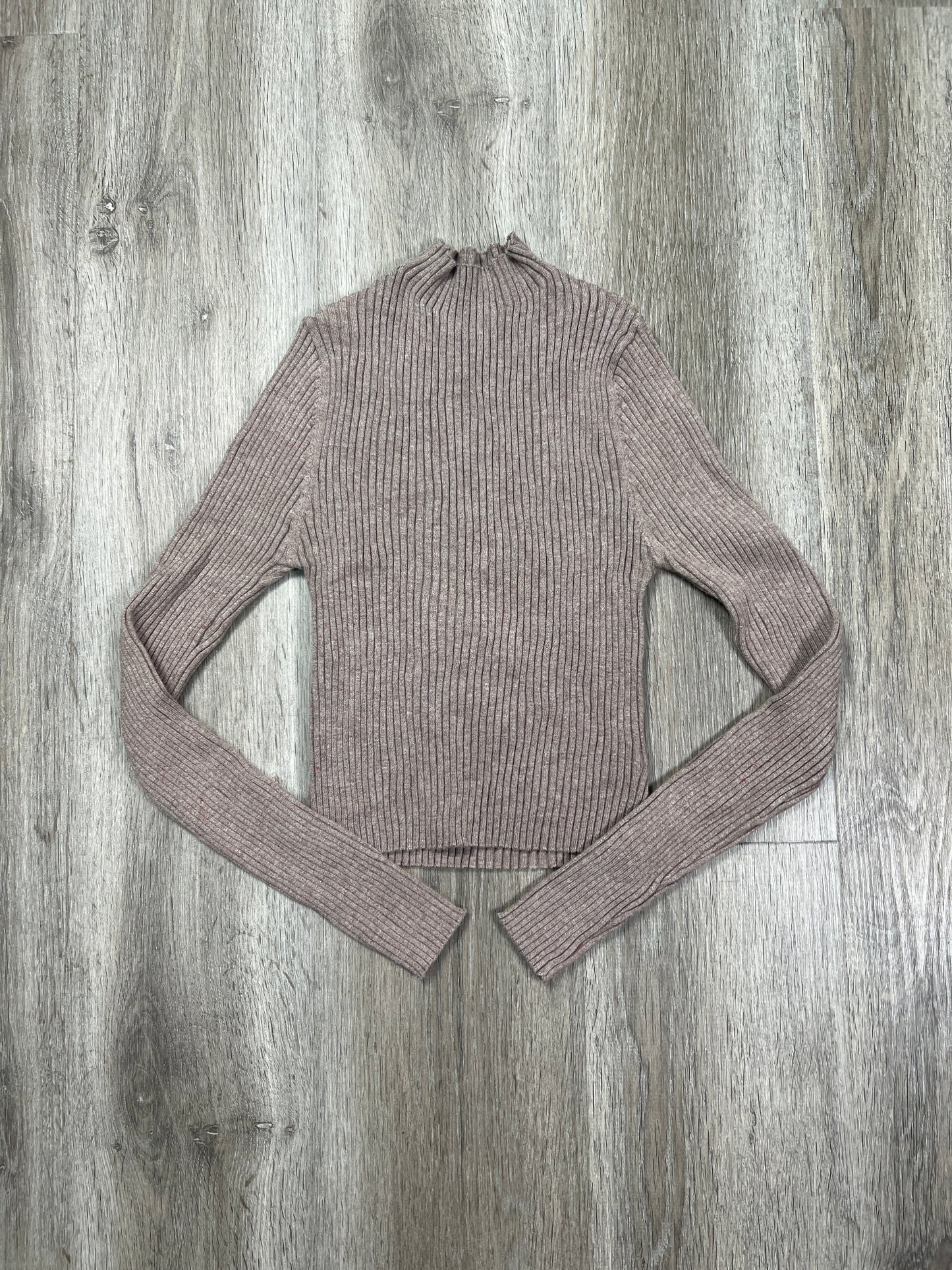 Top Long Sleeve By Shein In Brown, Size: M