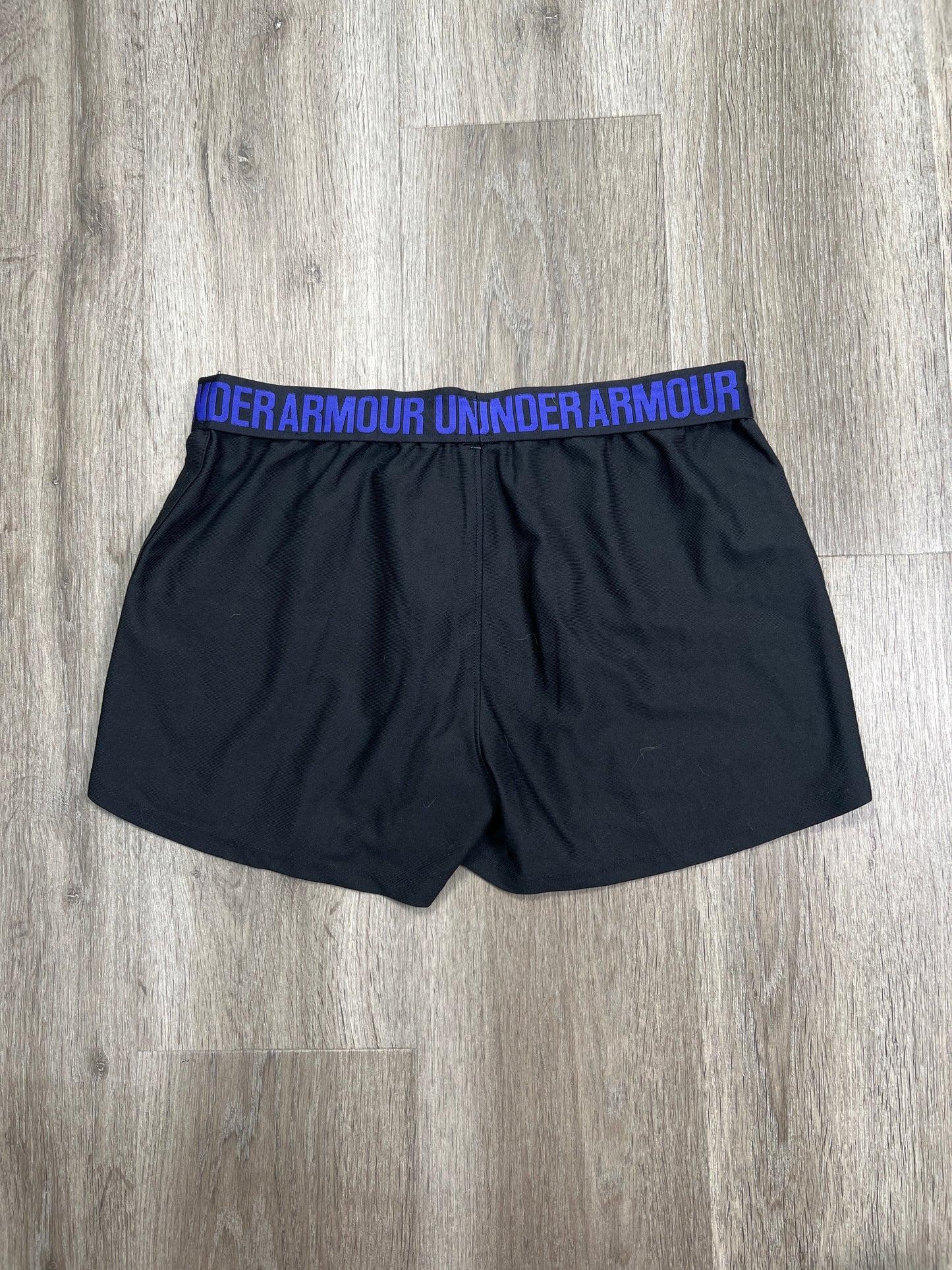 Athletic Shorts By Under Armour In Black & Purple, Size: S