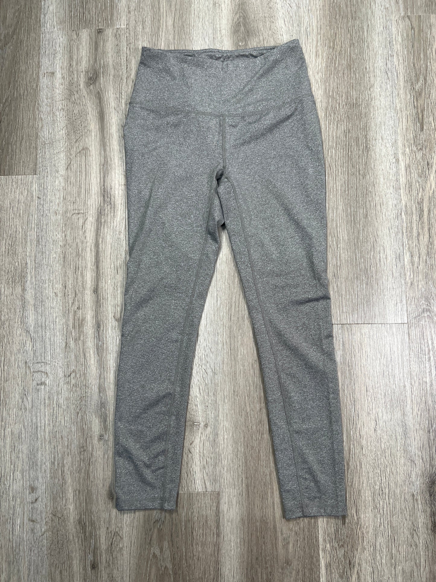 Athletic Leggings By Reebok In Grey, Size: S