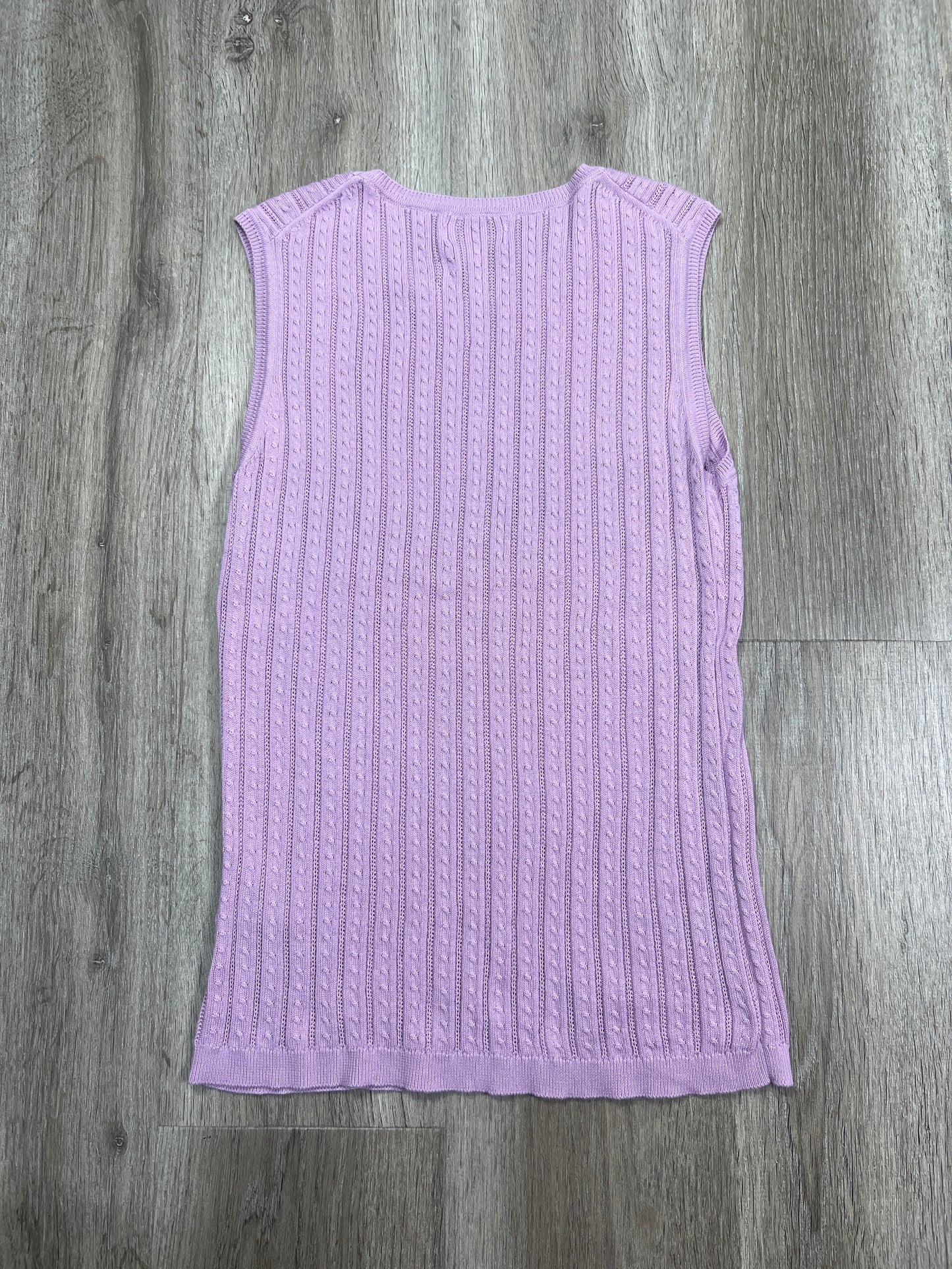 Top Sleeveless By Foxcroft In Pink, Size: S