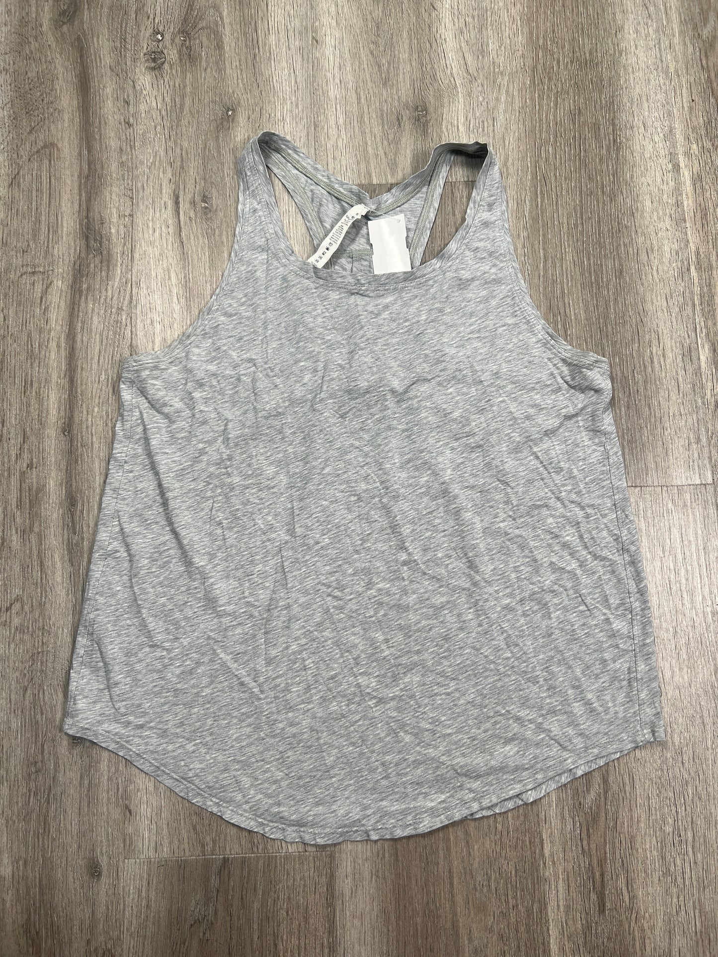 Athletic Tank Top By Lululemon In Grey, Size: M