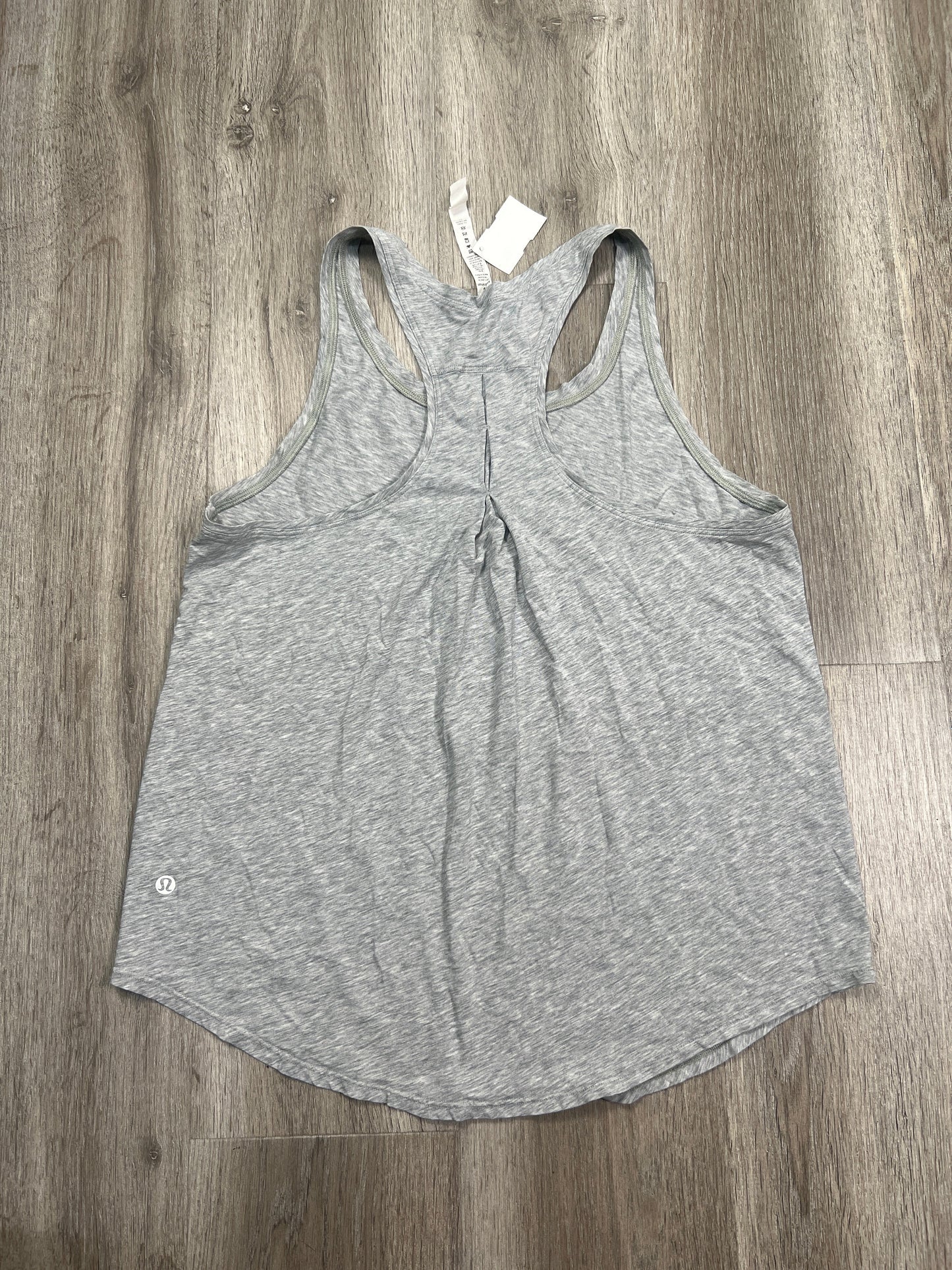 Athletic Tank Top By Lululemon In Grey, Size: M