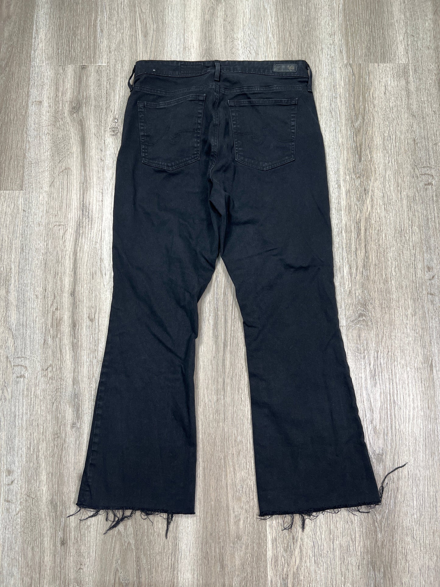 Jeans Boot Cut By Adriano Goldschmied In Black Denim, Size: 12