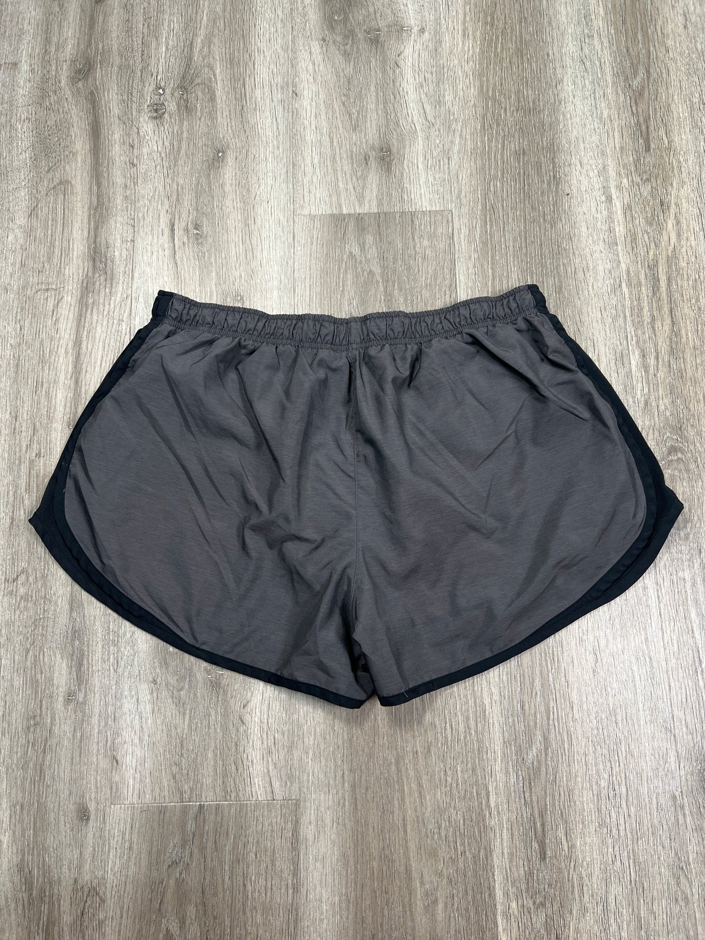 Athletic Shorts By Nike Apparel In Black & Grey, Size: Xxl