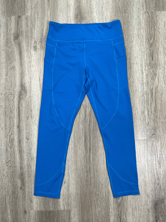 Athletic Leggings By Zyia In Blue, Size: M