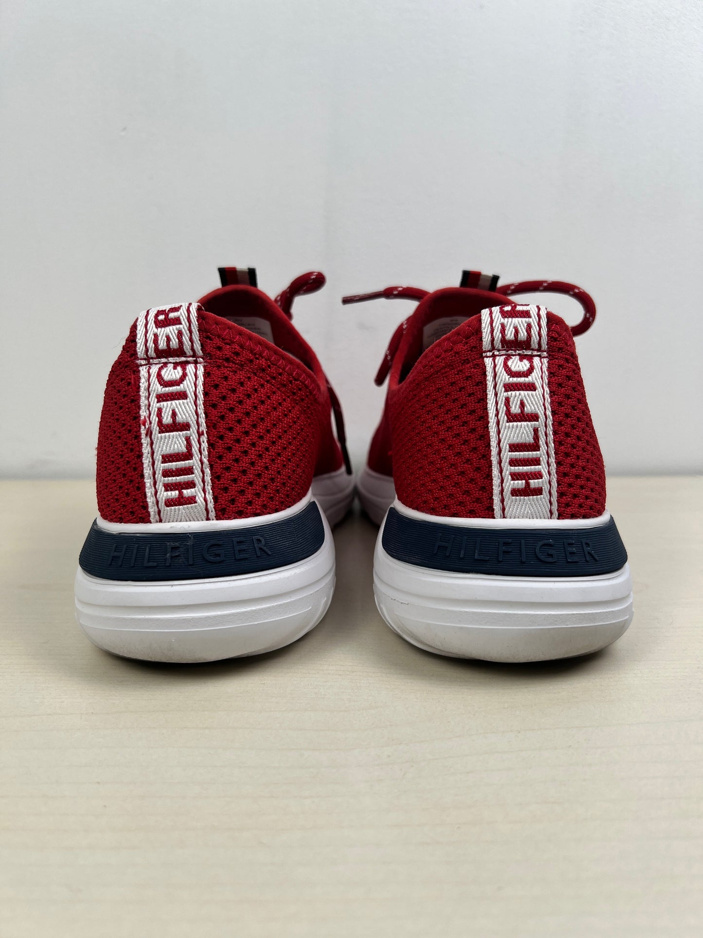 Shoes Athletic By Tommy Hilfiger In Blue & Red & White, Size: 9