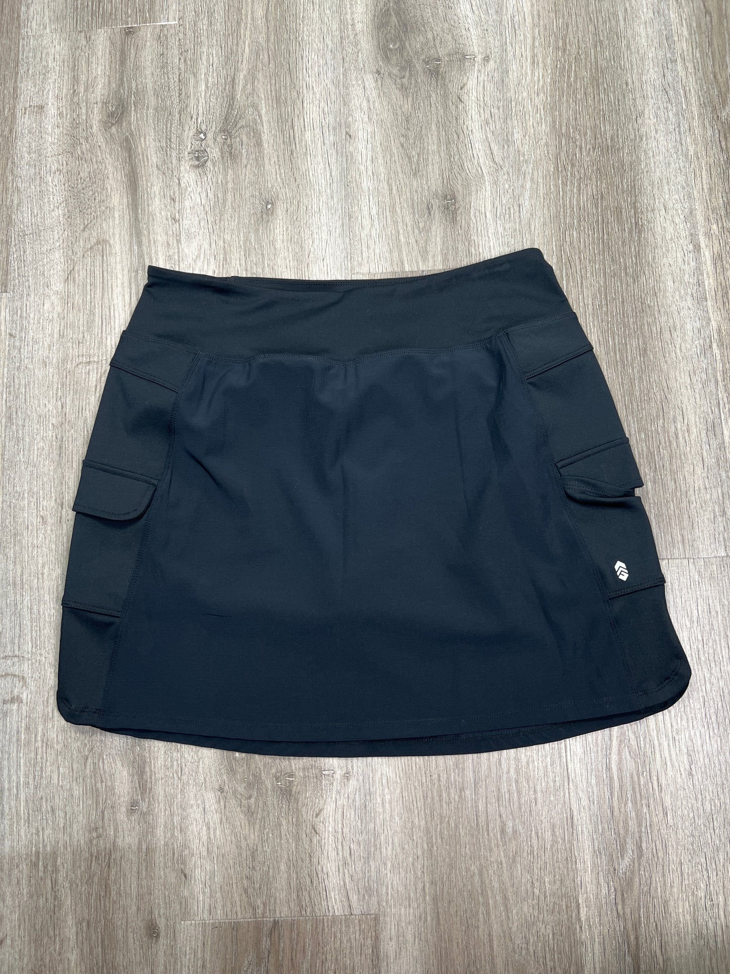 Athletic Skort By Free Country In Black, Size: L