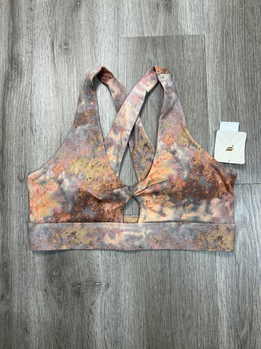 Athletic Bra By Fabletics In Tie Dye Print, Size: L