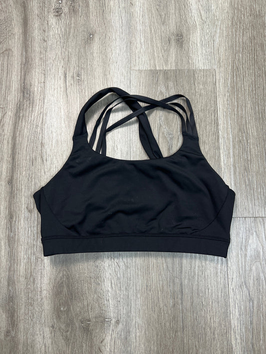 Athletic Bra By Athleta In Black, Size: L