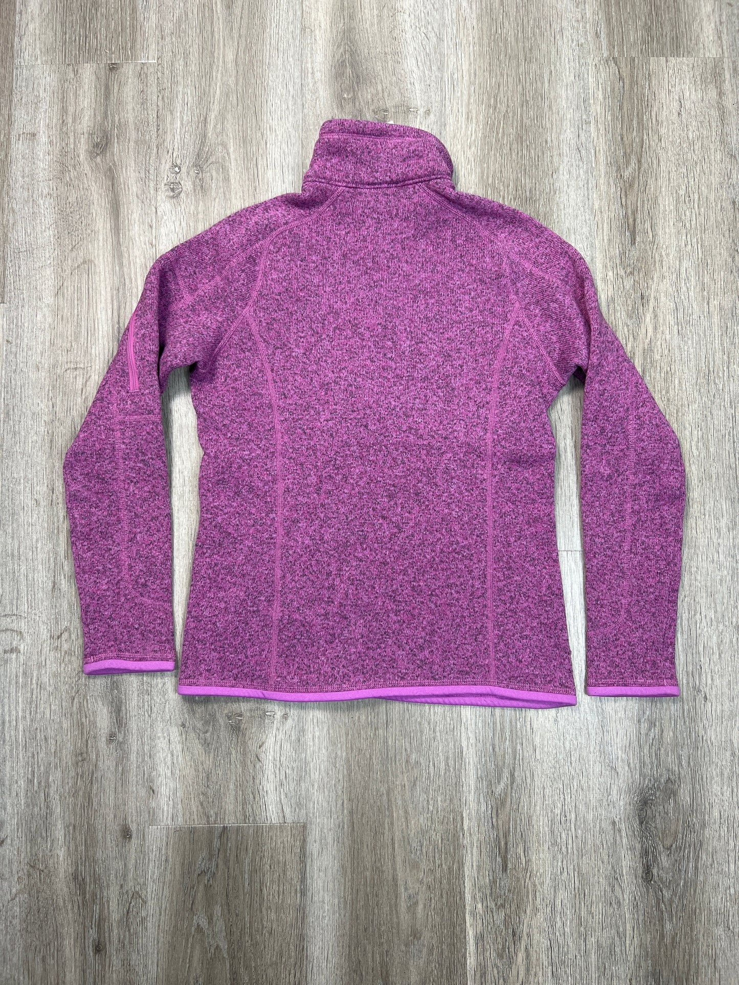 Sweatshirt Collar By Patagonia In Purple, Size: S