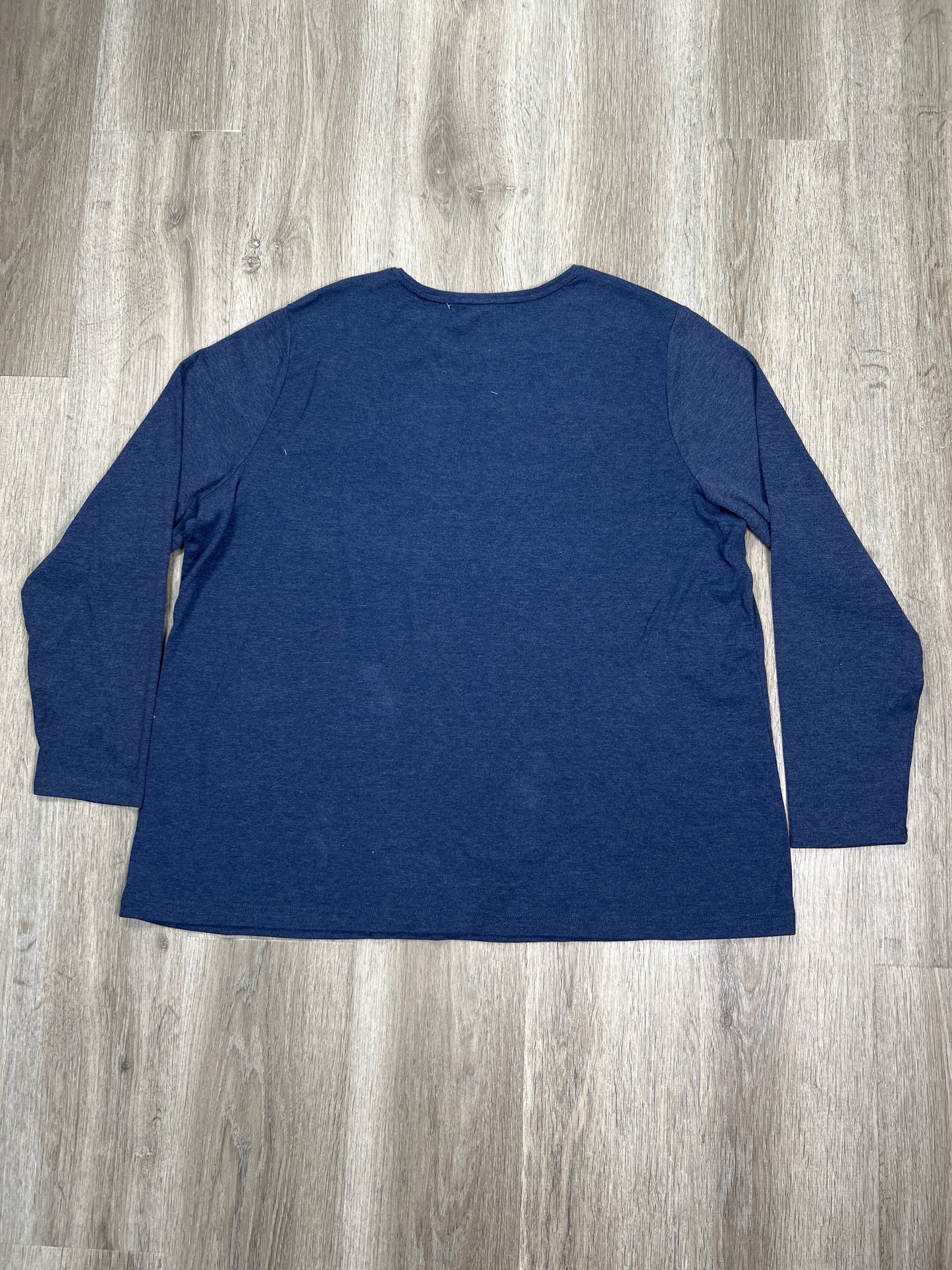 Top Long Sleeve Basic By Croft And Barrow  Size: 3x