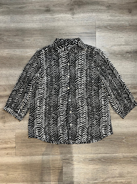 Blouse Long Sleeve By Chicos  Size: M