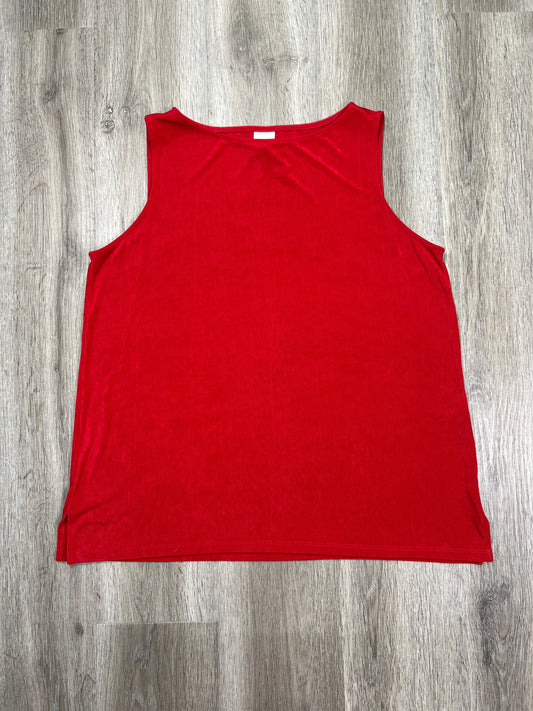 Red Tank Top Chicos, Size Xl