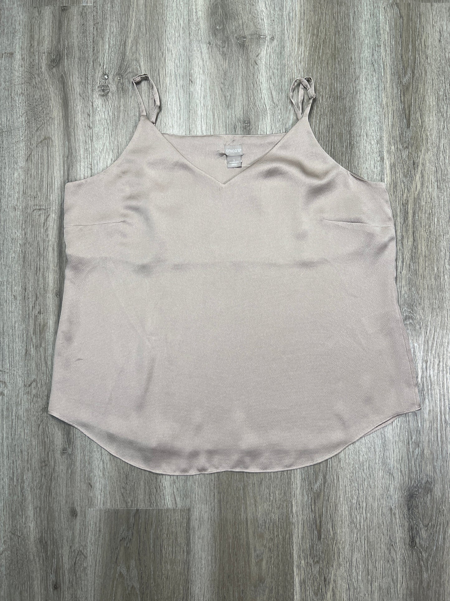Taupe Tank Top Chicos, Size Xl