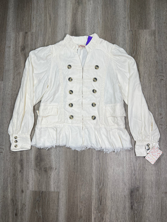 Cream Jacket Other Free People, Size M