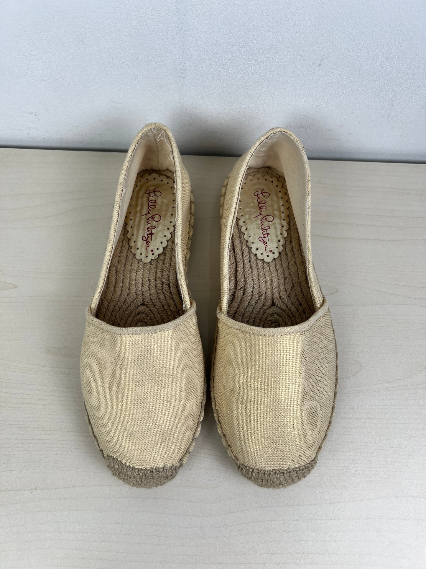 Shoes Flats By Lilly Pulitzer In Gold, Size: 9