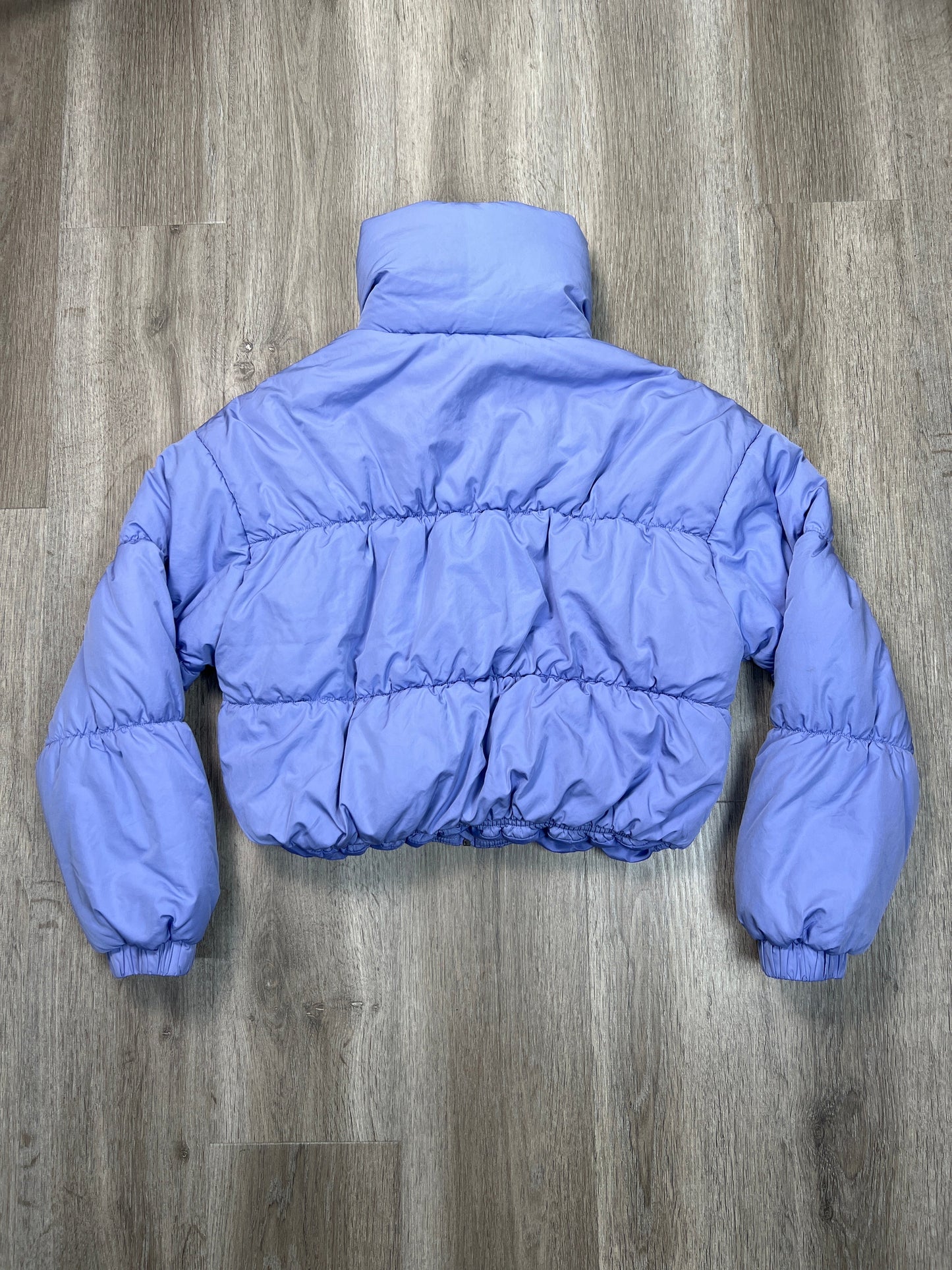 Coat Puffer & Quilted By Double Zero In Purple, Size: S