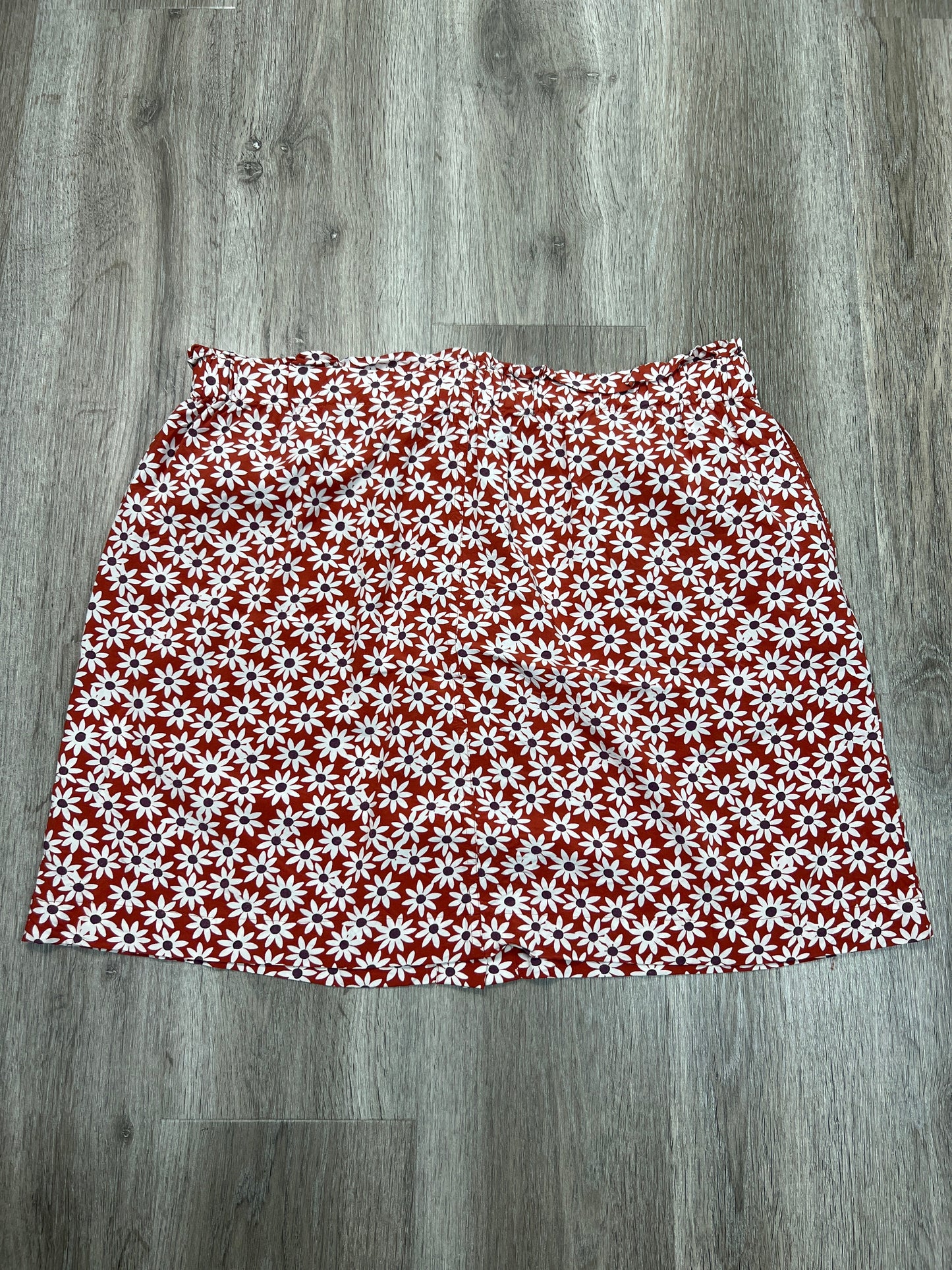 Skirt Mini & Short By Madewell In Floral Print, Size: Xl