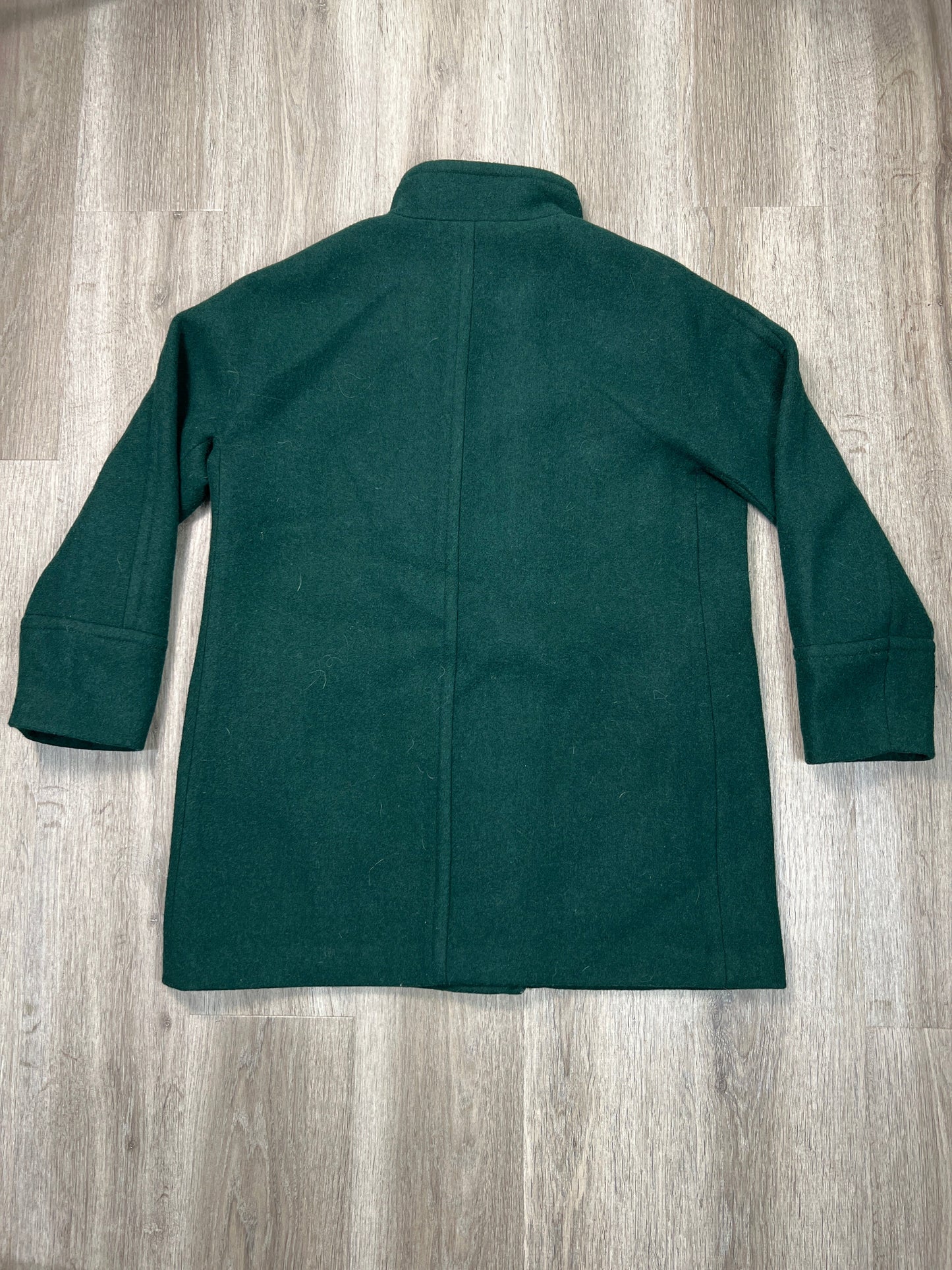 Coat Peacoat By J. Crew In Green, Size: Xl