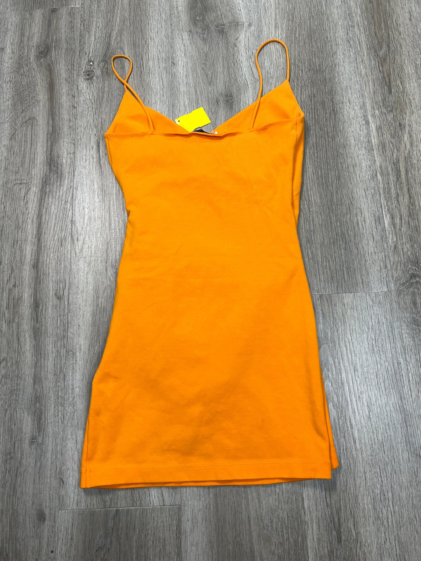 Dress Casual Short By Zara In Orange, Size: S