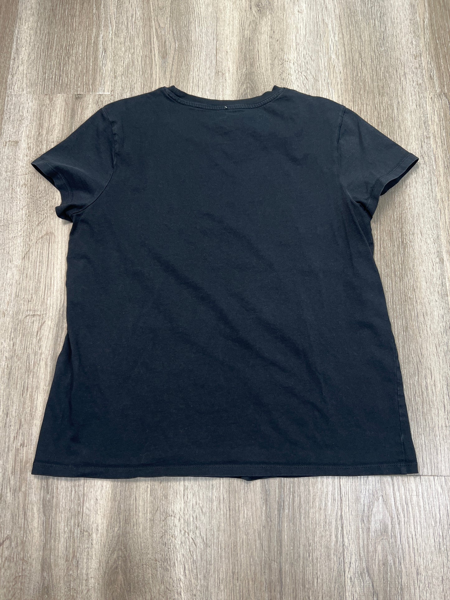 Top Short Sleeve By Levis In Black, Size: L