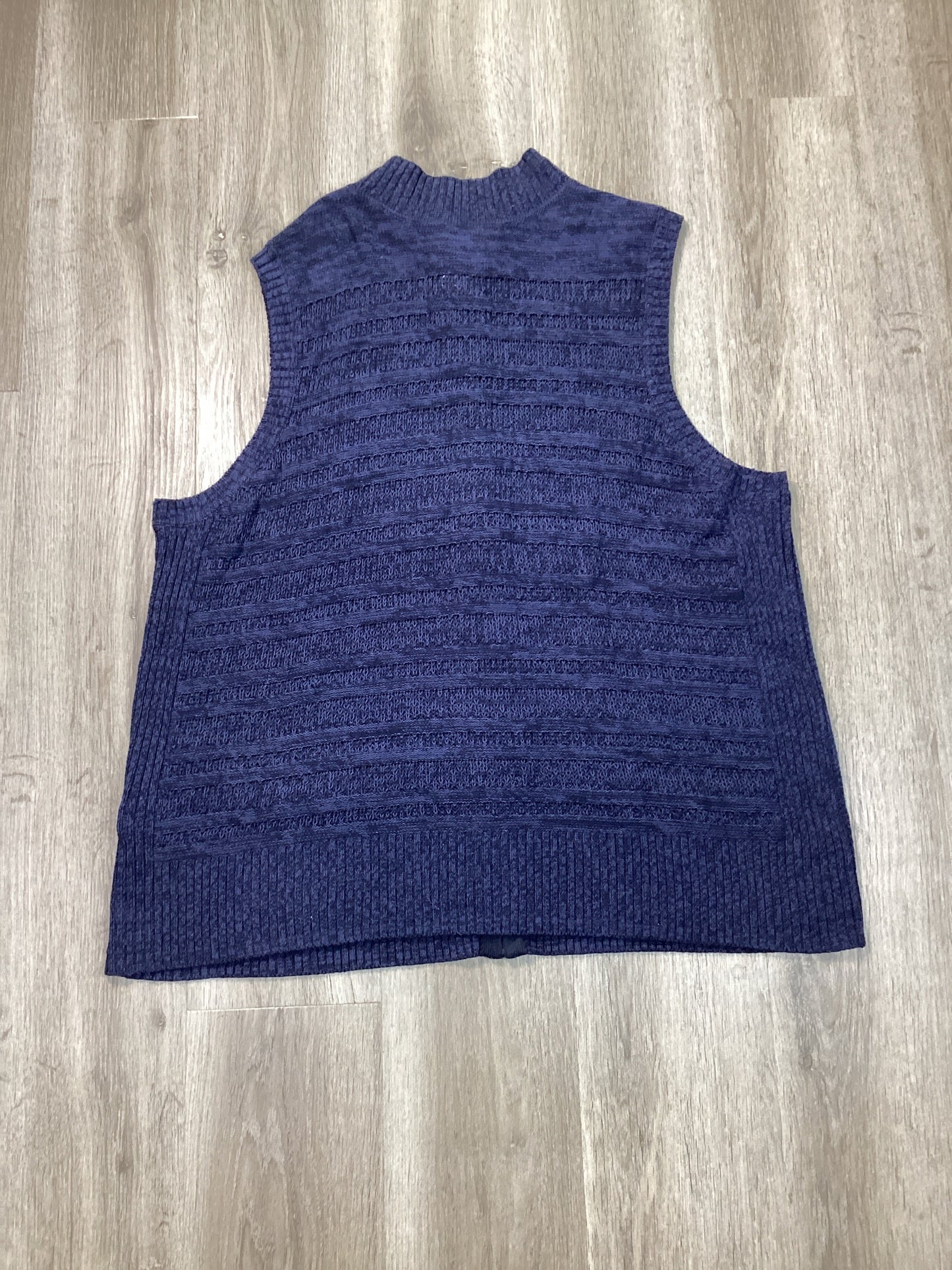 Vest Other By Cj Banks In Blue, Size: 3x