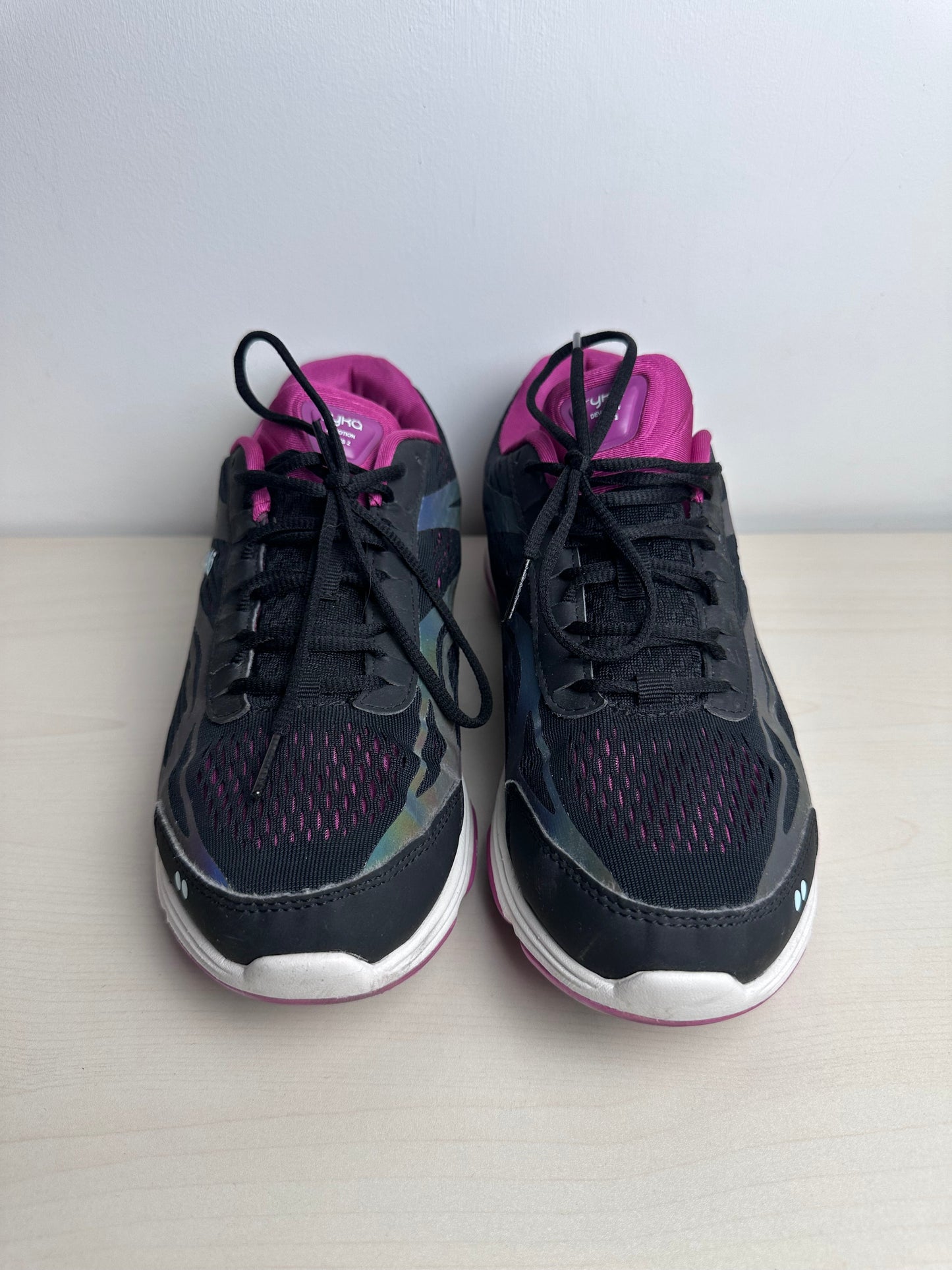 Shoes Athletic By Ryka In Black & Pink, Size: 9.5