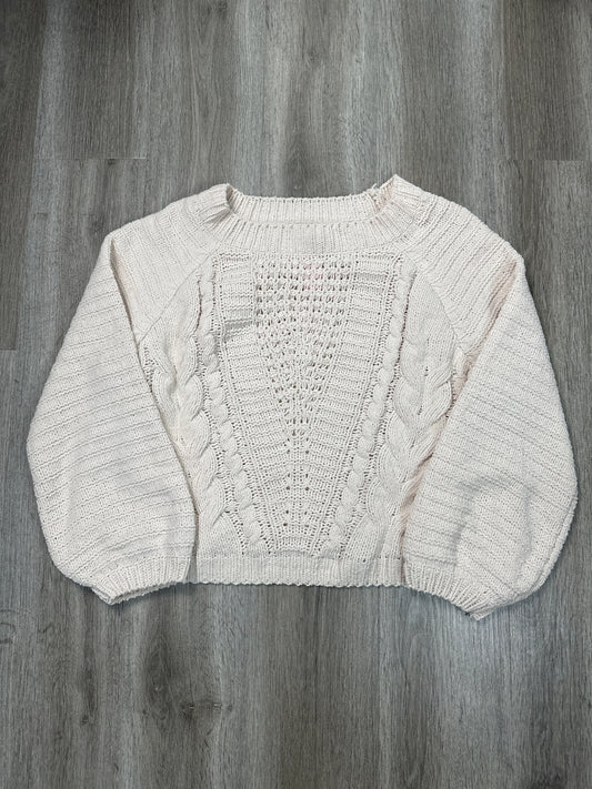 Sweater By Alya In Cream, Size: L