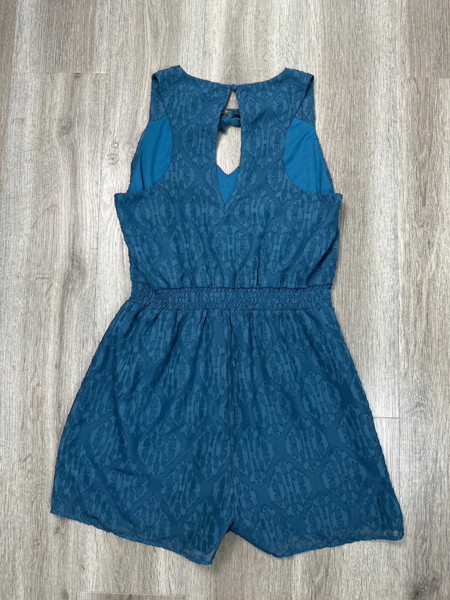 Romper By Francesca's In Blue, Size: M