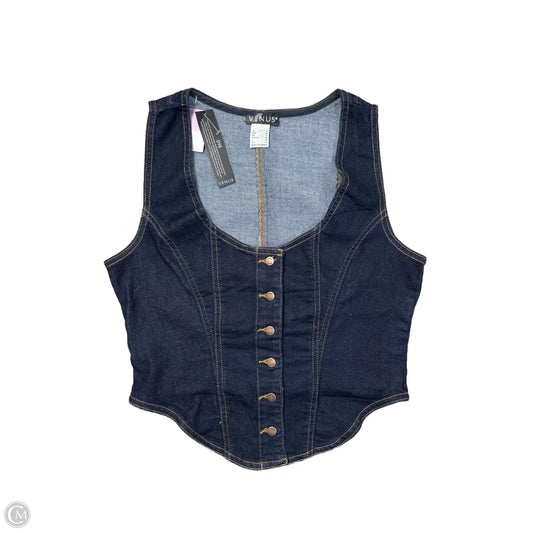 Vest Other By Venus In Blue Denim, Size: S