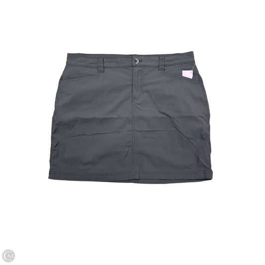 Athletic Skort By Eddie Bauer In Grey, Size: M