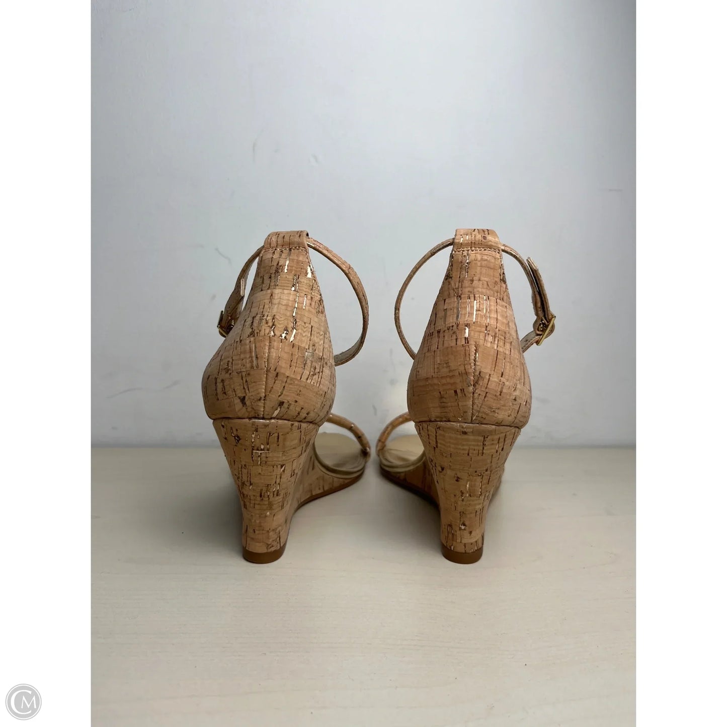 Sandals Designer By Lilly Pulitzer In Gold, Size: 8