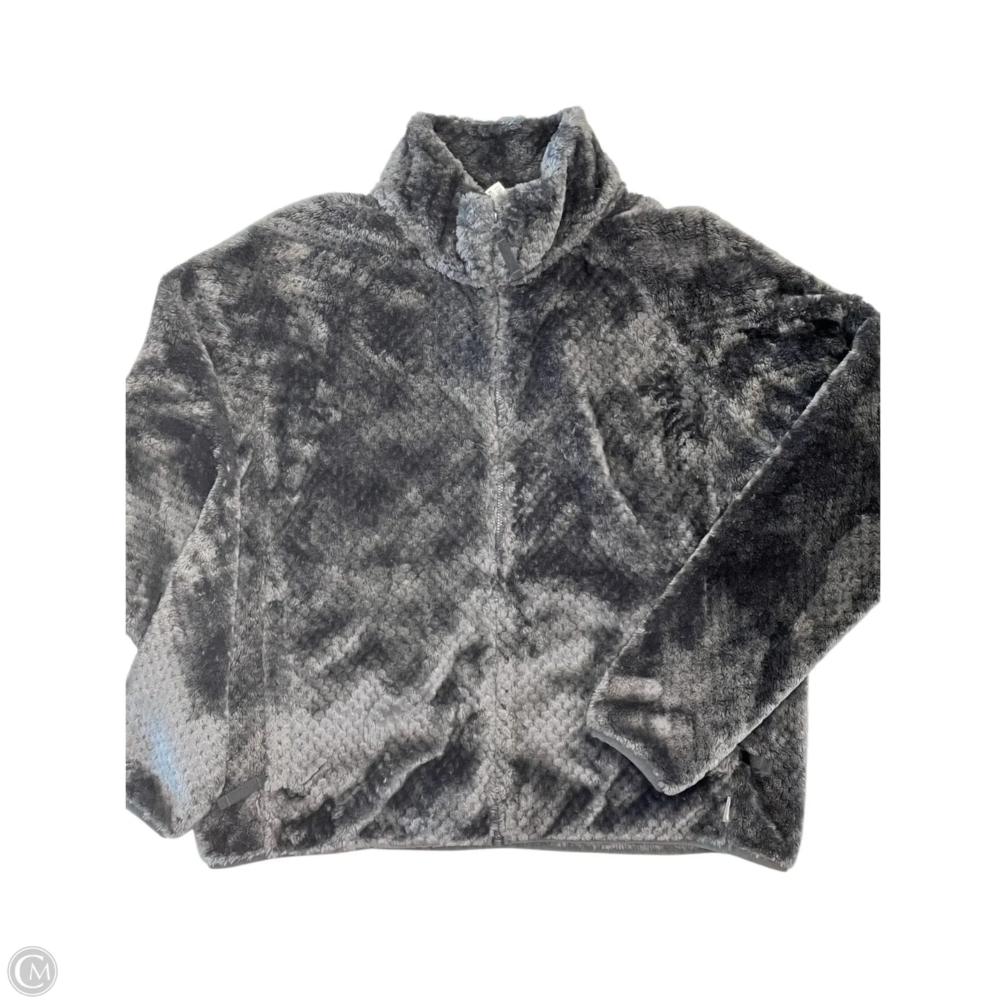 Jacket Fleece By Eddie Bauer In Grey, Size: Xl