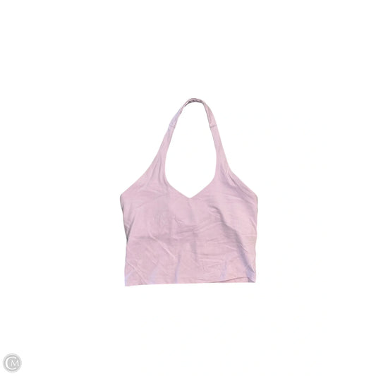 Athletic Tank Top By Lululemon In Pink, Size: M