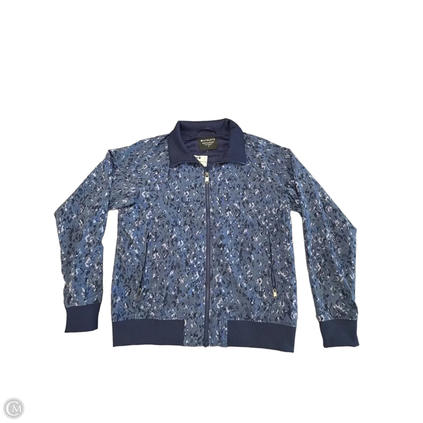 Athletic Jacket By Athleta In Blue, Size: M