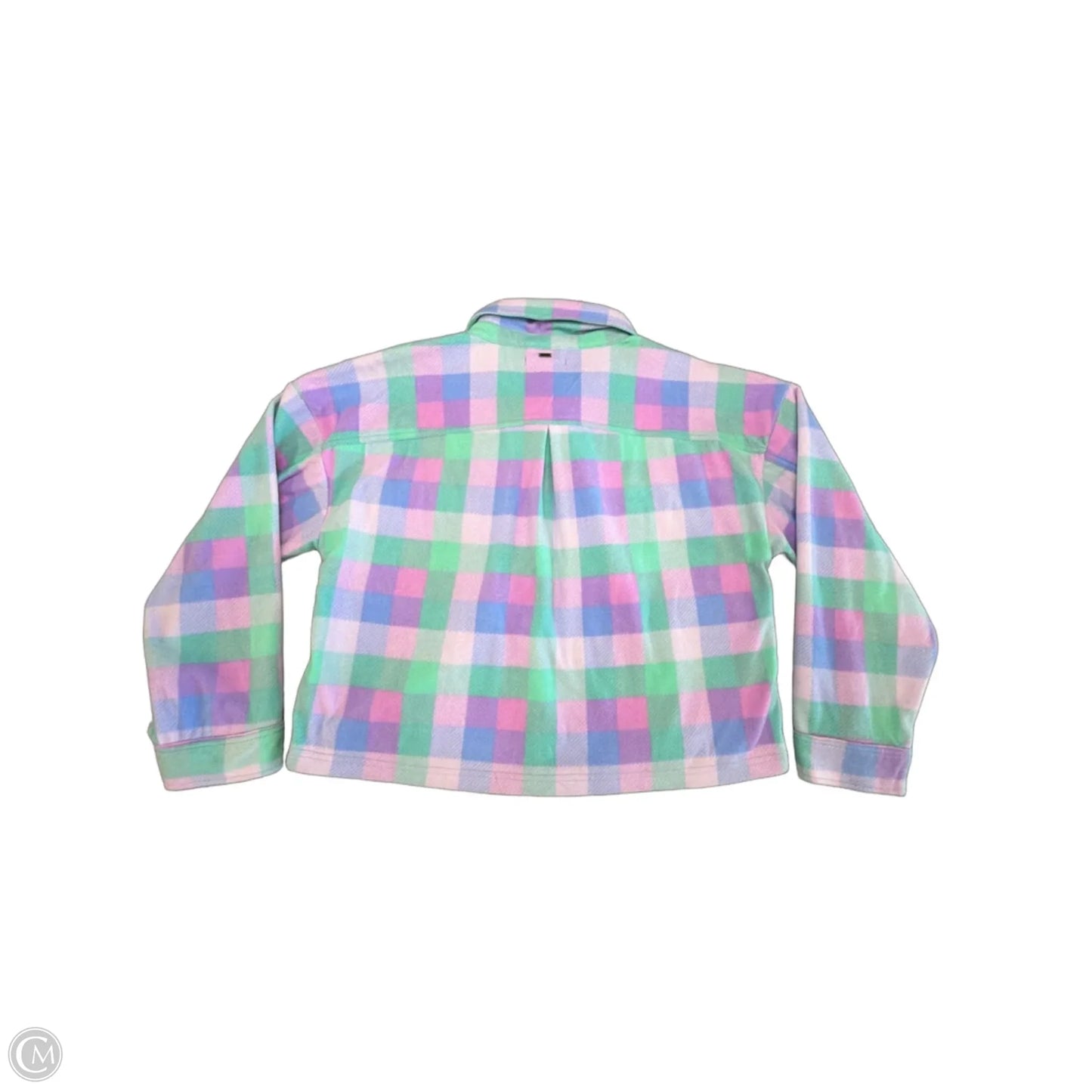 Jacket Shirt By Oneill In Plaid Pattern, Size: M