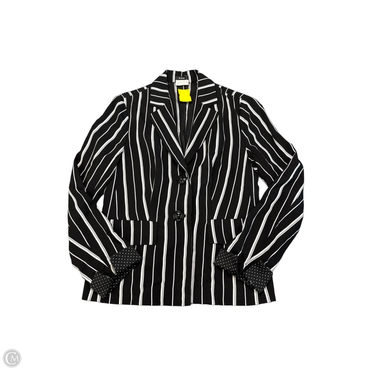 Blazer By Clothes Mentor In Striped Pattern, Size: Xs