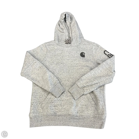 Sweatshirt Hoodie By Carhartt In Grey, Size: M