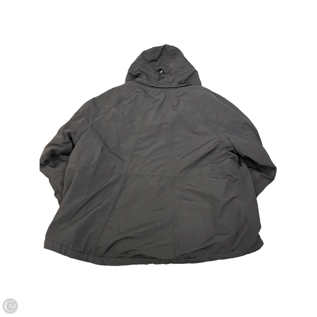 Coat Other By Lands End In Black, Size: 2x
