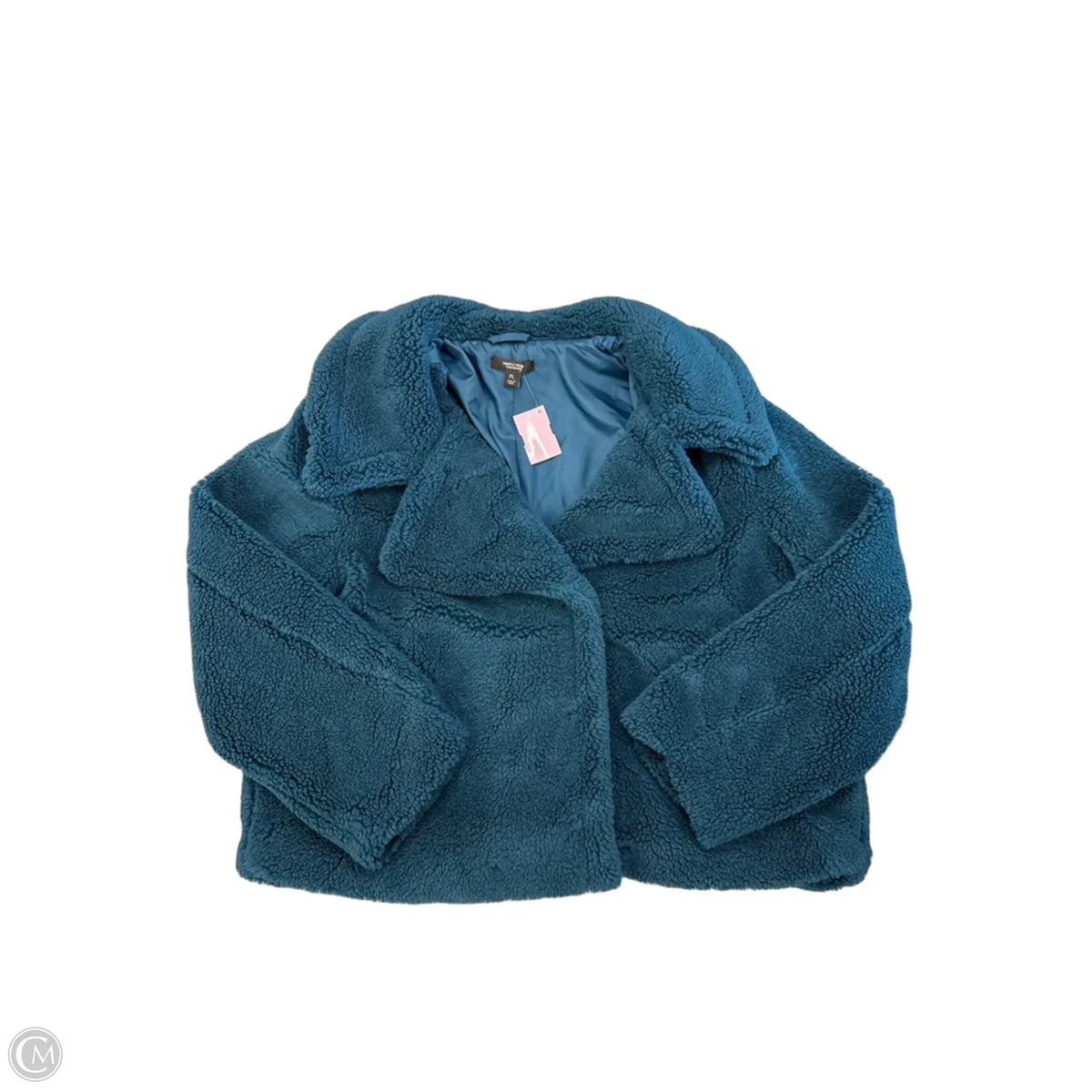 Jacket Fleece By Simply Vera In Teal, Size: 22womens