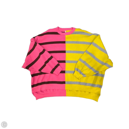 Sweater By Free People In Striped Pattern, Size: Xs