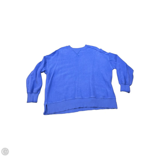 Sweatshirt Crewneck By Aerie In Blue, Size: Xs