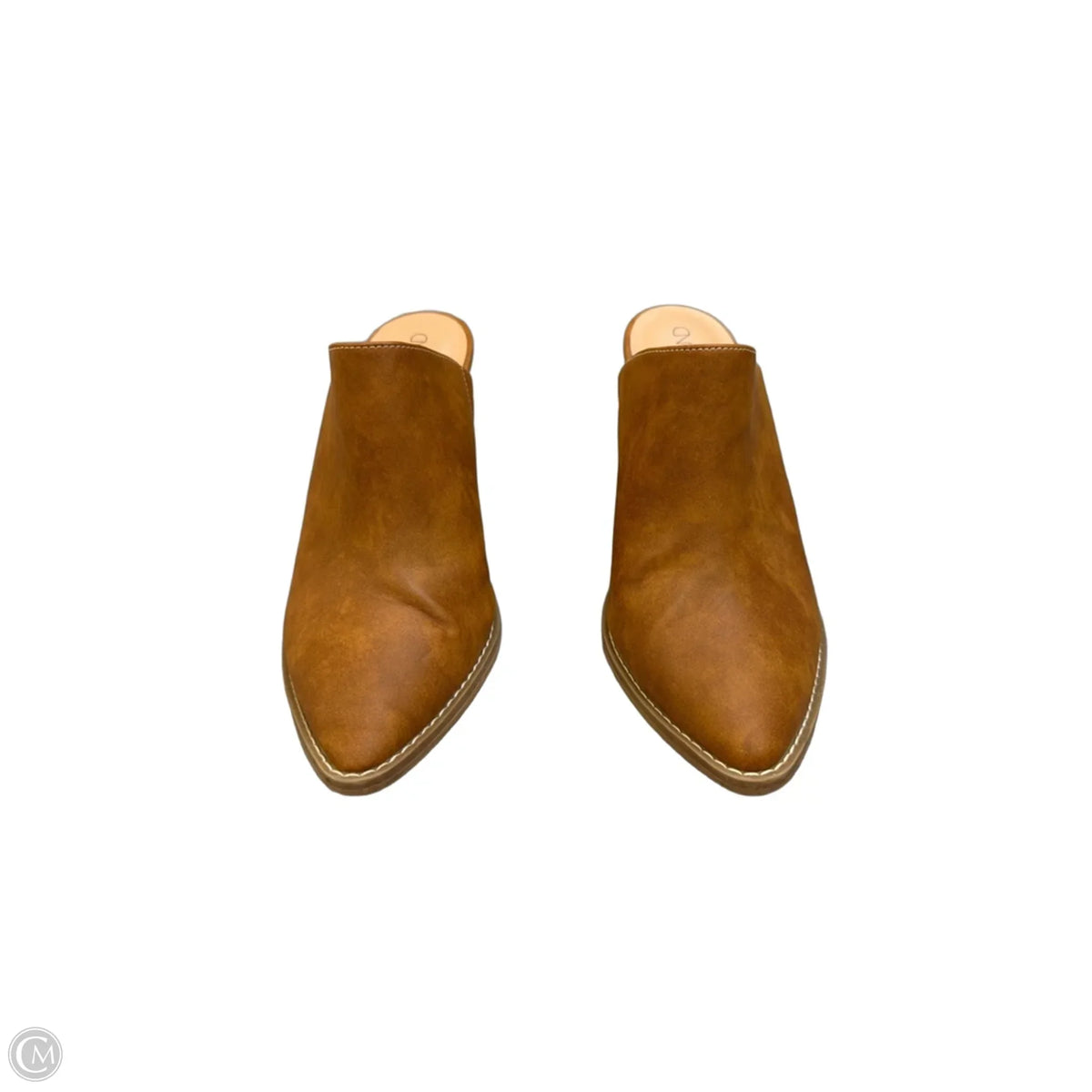 Shoes Heels Block By Abound In Brown, Size: 8